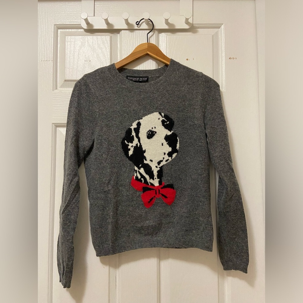 TOPSHOP vintage knitted sweater.